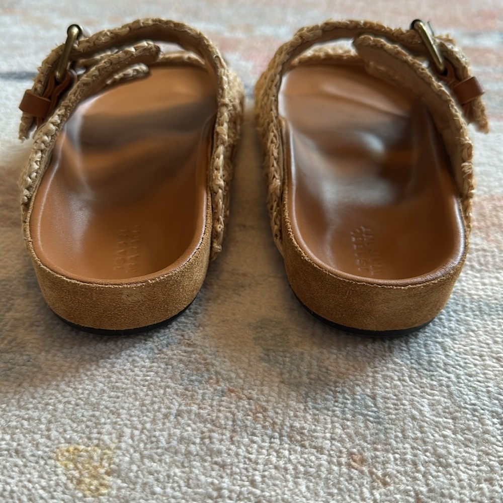 Isabel Marant Lennyo Woven Raffia Sandals *New in box - Picture 5 of 8